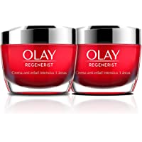 Los mejores  - Olay Regenerist Duplo Plus- Crema Hidratante de Día x2 uds | Crema facial con niacinamida y péptidos- 2x50 ml